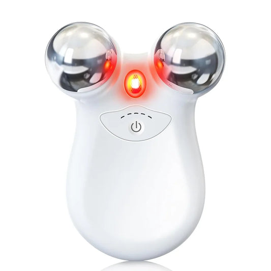 Microcurrent Facial Device,Latest Red Light Technology，Enhances The Ability to Lift The Face and Tighten The Skin，Facial Wrinkle